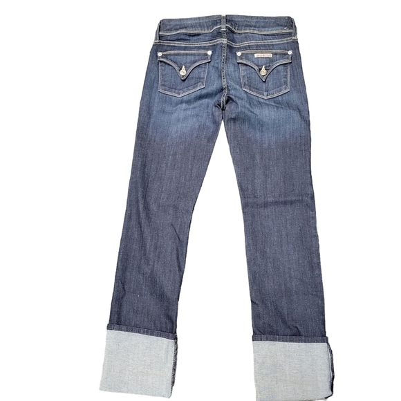 Hudson Ginny Crop Straight With Cuff Jeans Women's.  Size 27. Pre-owned. - Picture 7 of 11